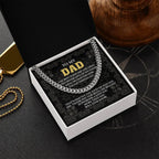 Dad - Kind Of Dad Cuban Chain Link Necklace with Gift Box