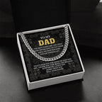 Dad - Kind Of Dad Cuban Chain Link Necklace with Gift Box