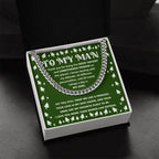 Holiday Gift for Your Man - Dealing with My Attitude and Mood Swings Cuban Chain Link Necklace