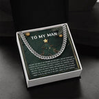 Gift for My Man - My Soulmate - Cuban Link Chain Necklace