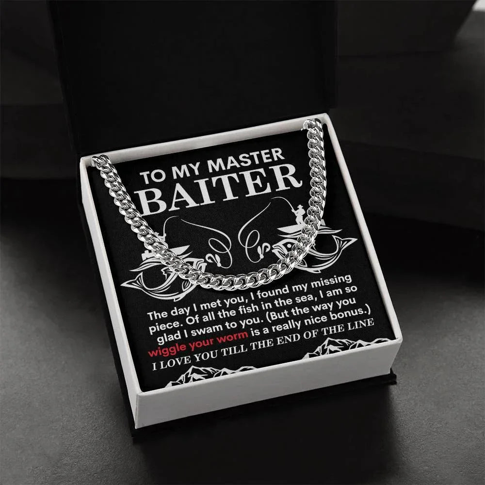 Gift for My Man - In The Sea - Cuban Link Chain Necklace