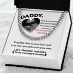 Dad - Close To Your Heart Cuban Chain Link Necklace with Gift Box