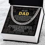 Dad - Kind Of Dad Cuban Chain Link Necklace with Gift Box