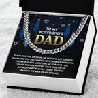 Gift for Boyfriend's Dad - Who I Am - Cuban Link Chain Necklace