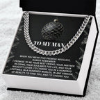 Gift for My Man - Naughty Lover - Cuban Link Chain Necklace