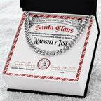 Naughty List Naughty Behavior - Cuban Link Chain Necklace