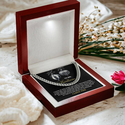 Gift for My Man - Future of Happiness - Cuban Chain Link Necklace - Mallard Moon Gift Shop