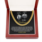 Gift for My Man - Future of Happiness - Cuban Chain Link Necklace
