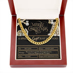Gift for My Man - Christmas Voucher - Cuban Link Chain Necklace