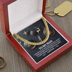 Gift for My Man - Every Beat - Cuban Link Chain Necklace