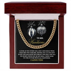 Gift for My Man - Future of Happiness - Cuban Chain Link Necklace