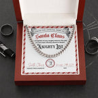 Naughty List Naughty Behavior - Cuban Link Chain Necklace