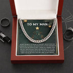 Gift for My Man - My Soulmate - Cuban Link Chain Necklace