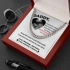 Dad - Close To Your Heart Cuban Chain Link Necklace with Gift Box