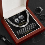 Gift for My Man - Future of Happiness - Cuban Chain Link Necklace