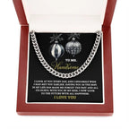 Gift for My Man - Future of Happiness - Cuban Chain Link Necklace