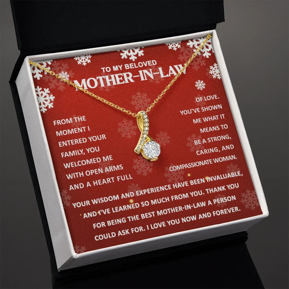 Gift for Mother-in-law - You Wisdom and Experience - Alluring Beauty Pendant Necklace