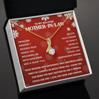 Gift for Mother-in-law - You Wisdom and Experience - Alluring Beauty Pendant Necklace