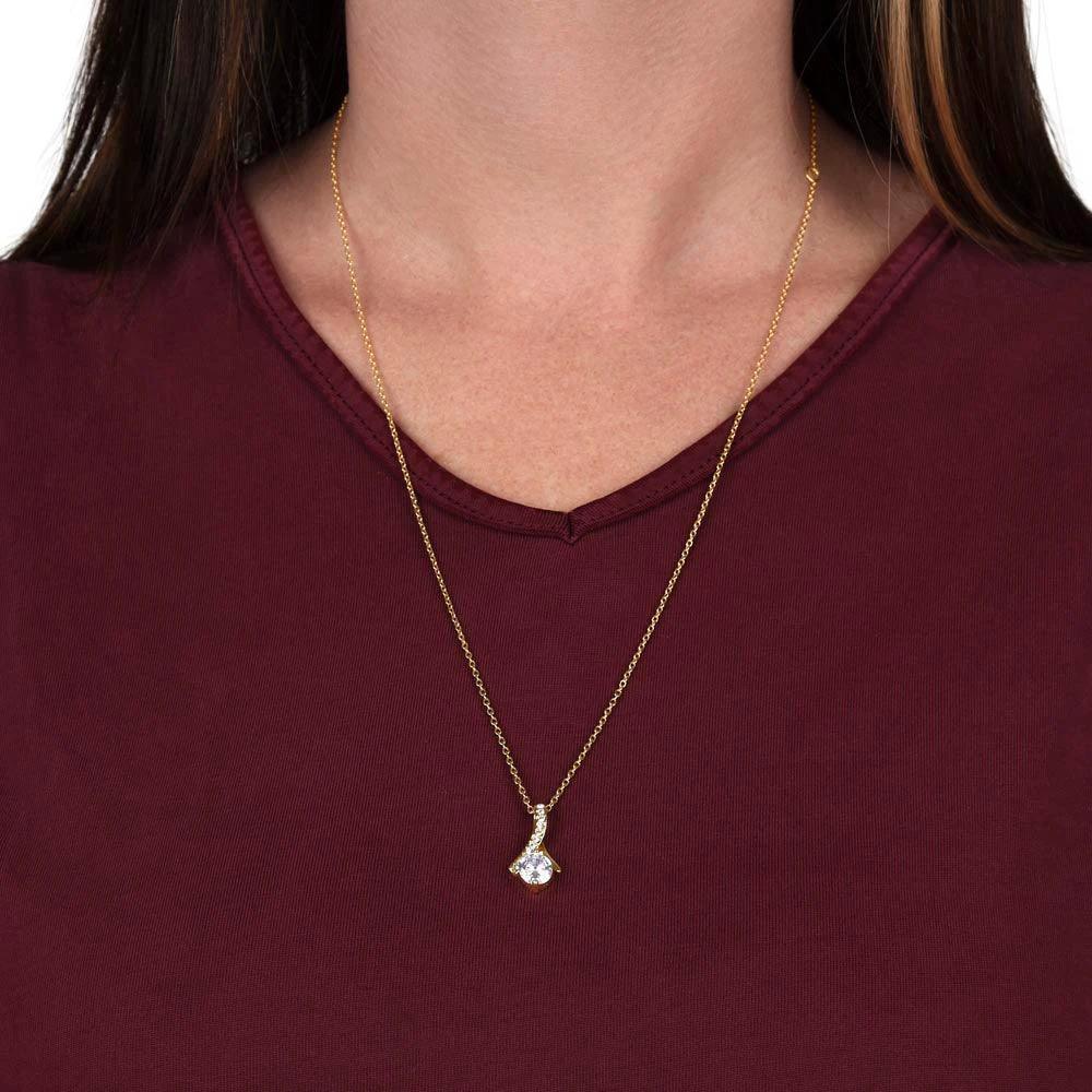 To My Grandma - You are Priceless - Christmas Gift Necklace with Message Card