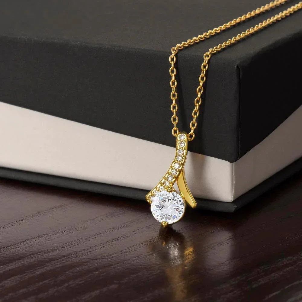 Gift for Mother-in-law - You Wisdom and Experience - Alluring Beauty Pendant Necklace