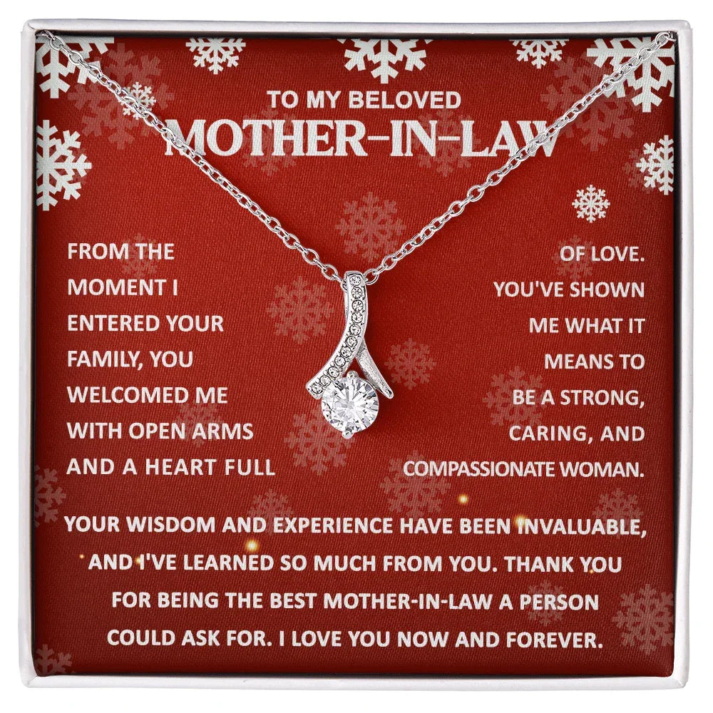 Gift for Mother-in-law - You Wisdom and Experience - Alluring Beauty Pendant Necklace