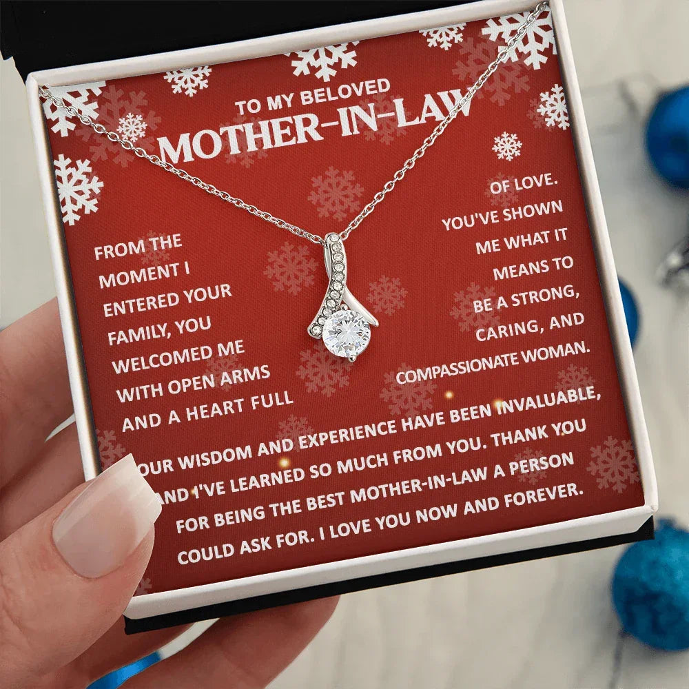 Gift for Mother-in-law - You Wisdom and Experience - Alluring Beauty Pendant Necklace