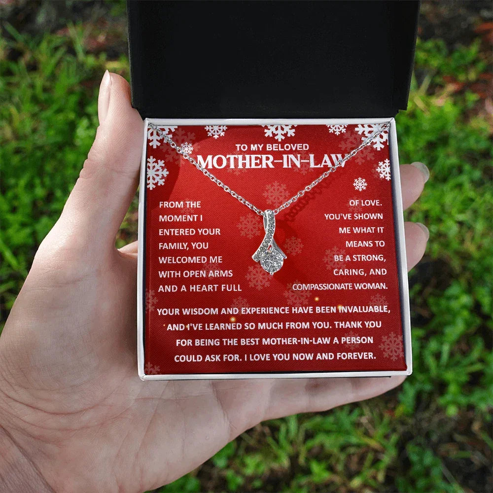 Gift for Mother-in-law - You Wisdom and Experience - Alluring Beauty Pendant Necklace