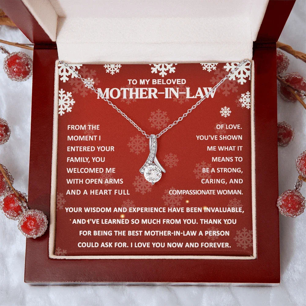 Gift for Mother-in-law - You Wisdom and Experience - Alluring Beauty Pendant Necklace