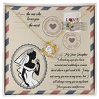 Daughter Wedding Day Gift -I Closed my Eyes Love Knot Pendant Necklace