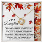 Daughter - You Were A Baby - Love Knot Pendant Necklace