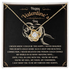 You’re My Forever - Love Knot Necklace - A Timeless Expression of Love for Your Soulmate - Heartfelt Gift for Valentine's Day