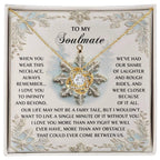 Gift for Soulmate - Infinity And Beyond - Love Knot Pendant Necklace
