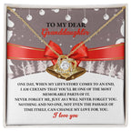 Gift for Granddaughter - Most Memorable Parts of My Life Story - Love Knot Pendant Necklace