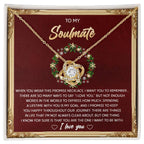 Gift for Soulmate - To Be With - Love Knot Pendant Necklace
