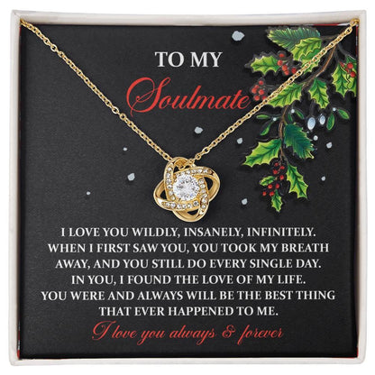 Gift for Soulmate - You Still Do - Love Knot Pendant Necklace - Mallard Moon Gift Shop