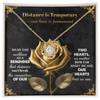 Romantic Necklace with Message Card – The Perfect Gift for Long-Distance Relationships