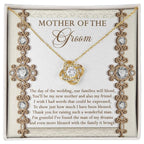 Mother of the Groom Gift New Mother and Friend Love Knot Pendant Necklace