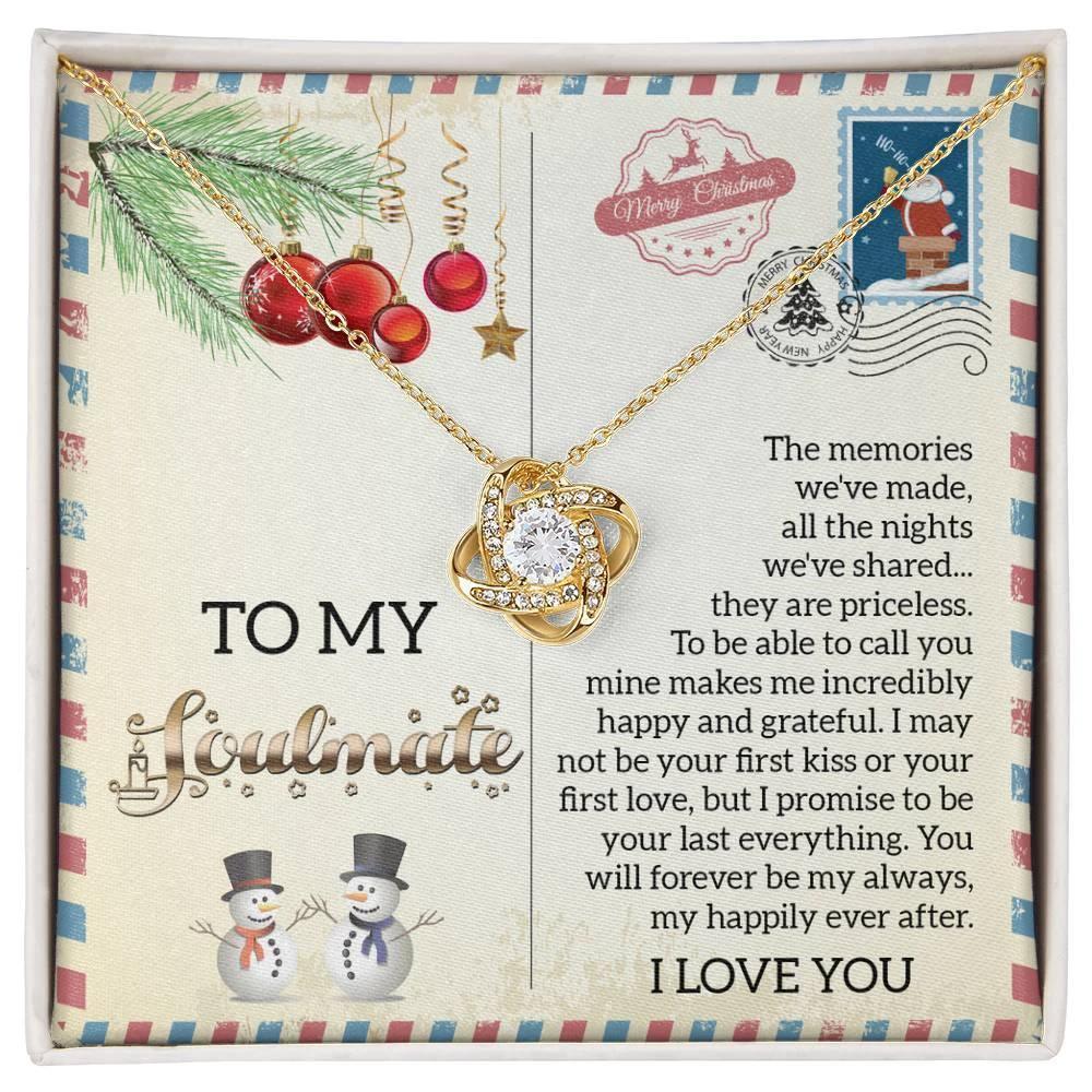 Gift for Soulmate - Last Everything - Love Knot Pendant Necklace