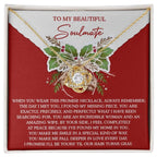 Gift for Soulmate - At Peace - Love Knot Pendant Necklace