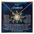 Gift for Soulmate - Phenomenal Spirit - Love Knot Pendant Necklace