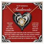 To My Gorgeous Soulmate - Love Knot Necklace – A Romantic Gift to Celebrate Everlasting Love