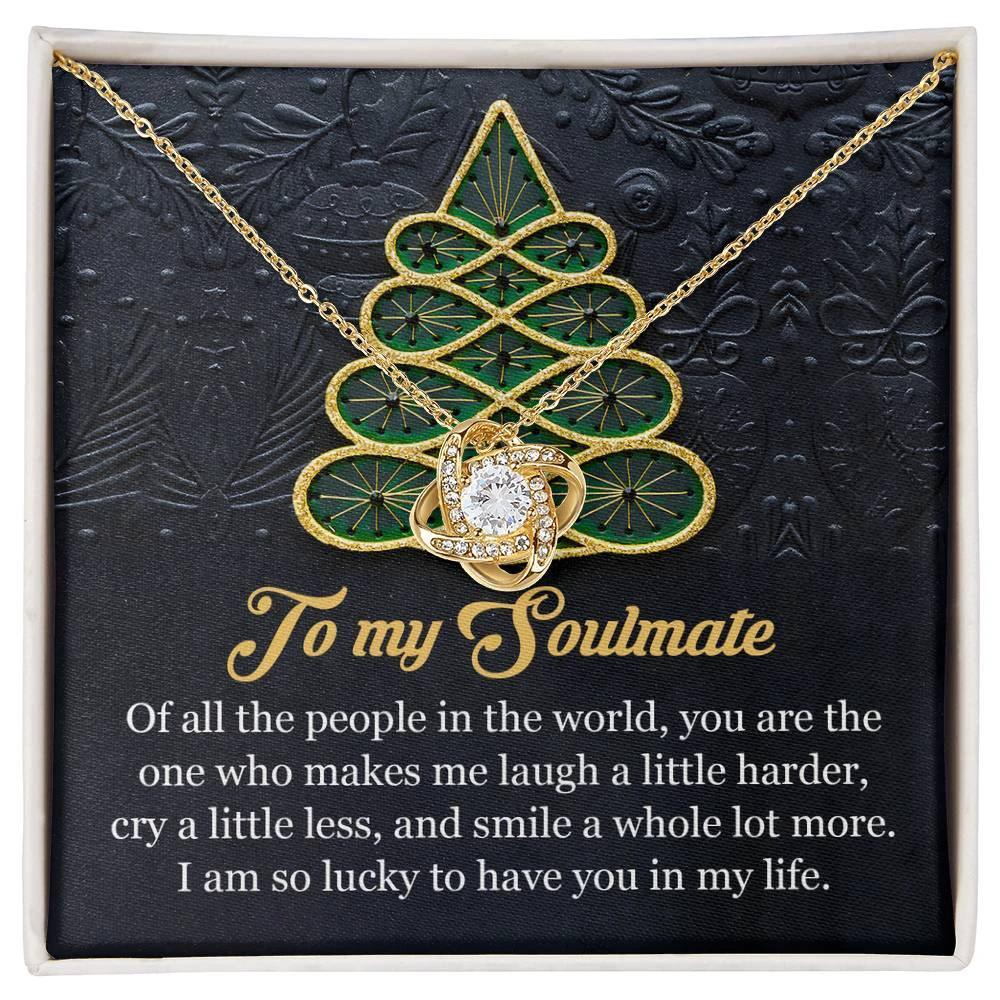 Gift for Soulmate - In My Life - Love Knot Pendant Necklace