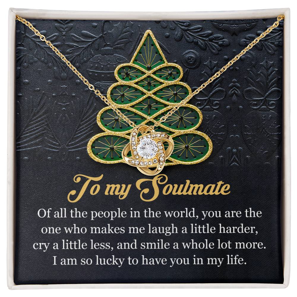 Gift for Soulmate - In My Life - Love Knot Pendant Necklace - Mallard Moon Gift Shop