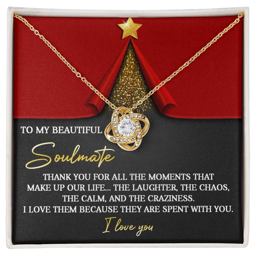 Gift for Soulmate - The Moments - Love Knot Pendant Necklace - Mallard Moon Gift Shop