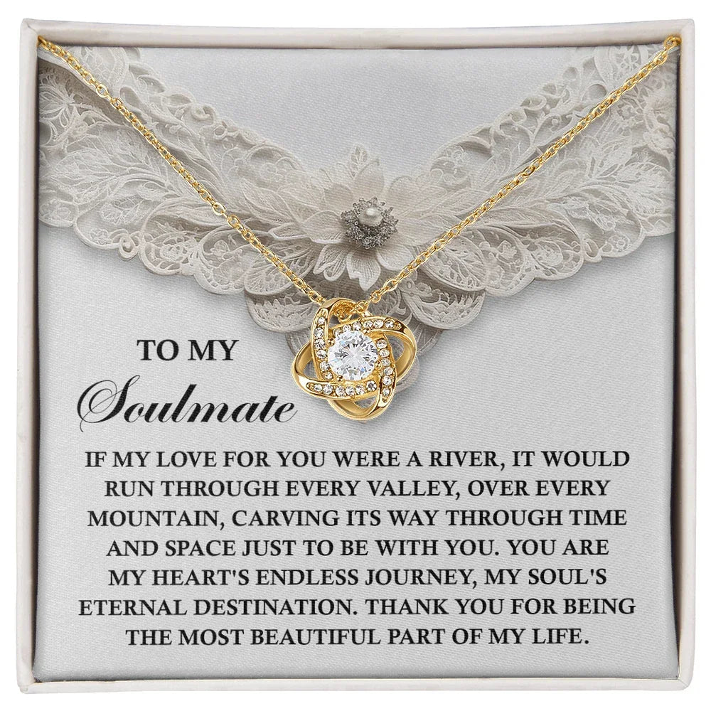 Romantic Love Knot Necklace – Celebrate Your Endless Journey Together