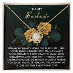 To My Soulmate - Love Knot Necklace – A Romantic Gift of Appreciation for Your Forever Person