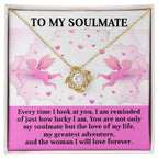 Romantic Soulmate Love Knot Necklace – Celebrate Your Greatest Adventure Together