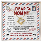 Mommy-Little Face To My Mom - Love Knot Necklace