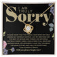 Apology Gift for Girlfriend, Wife, Soulmate - Sorry, Best Of Me - Love Knot Pendant Necklace - Mallard Moon Gift Shop