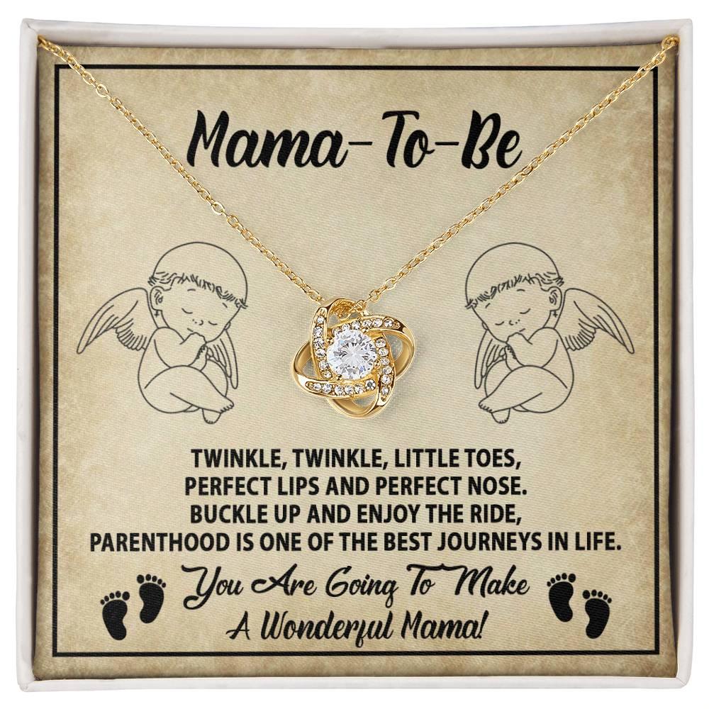 Mama To Be-Enjoy The Ride To My Mom - Love Knot Necklace - Mallard Moon Gift Shop